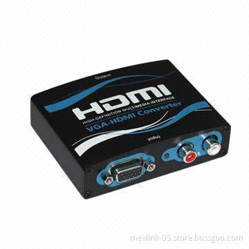 VGA+ R/L to HDMI Converter